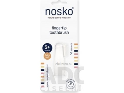 nosko fingertip toothbrush - 1x1 ks