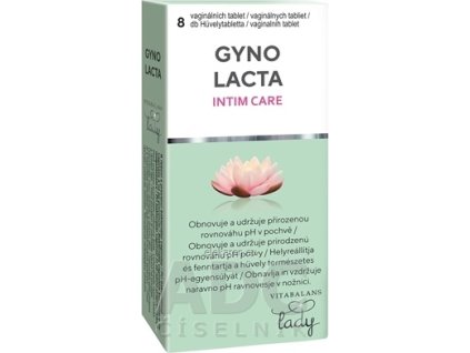 Vitabalans GYNOLACTA INTIM CARE - 1x8 ks