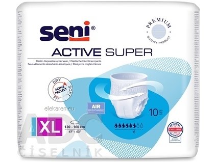 Seni ACTIVE SUPER Extra Large - 1x10 ks