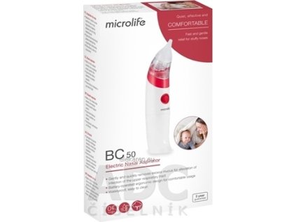 MICROLIFE BC 50 ELEKTRICKÁ ODSÁVAČKA HLIENOV - 1x1 ks