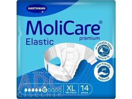 MoliCare Premium Elastic 6 kvapiek XL - 1x14 ks