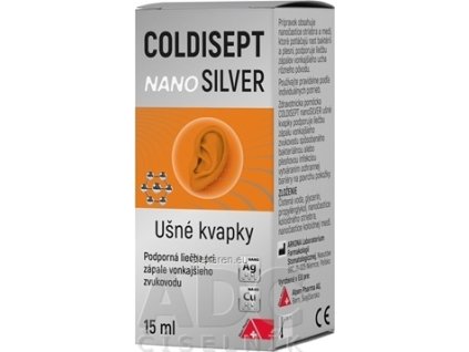 COLDISEPT NANOSILVER USNE KVAP.15ML