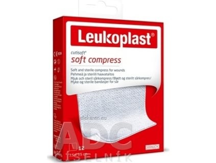 LEUKOPLAST CUTISOFT SOFT COMPRESS - 1x12 ks
