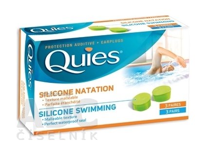 Quies Silikónové chrániče sluchu MAXI - 3x2 ks