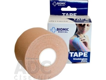 BIOMIC TAPE Kineziologická tejpovacia páska - 1x1 ks