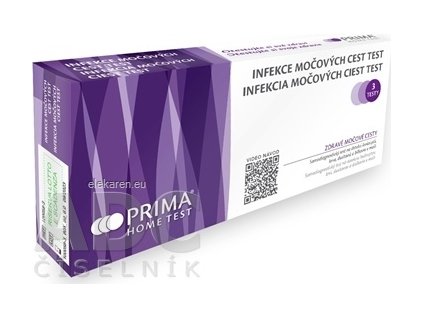 PRIMA Home test INFEKCIA MOČOVYCH CIEST - 1x3 ks