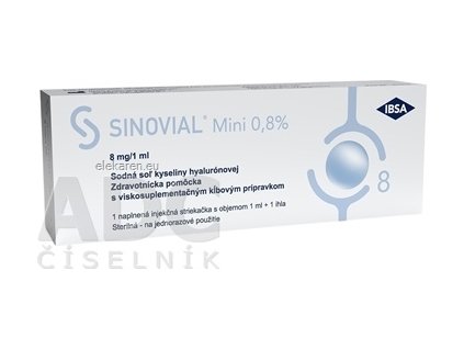 SINOVIAL 0,8% INJ MINI 1X1ML