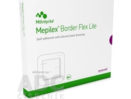Mepilex Border Flex Lite 10x10 cm - 1x5 ks