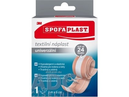3M SPOFAPLAST č.154 Textilná náplasť - 1x1 ks