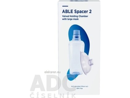 ABLE SPACER 2 + Large Mask Nadstavec inhalačný - 1x1 ks