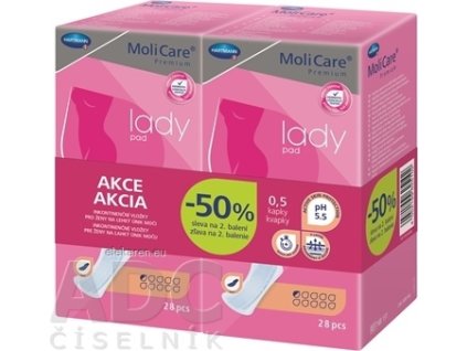 MoliCare Premium lady pad 0,5 kvapky DUOPACK - 1x1 set