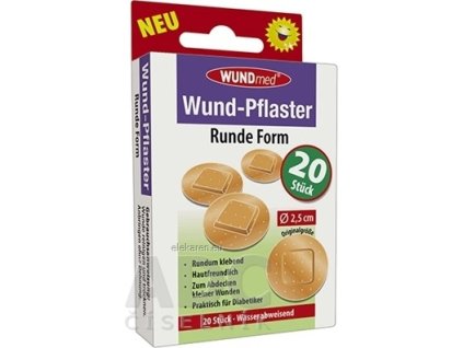 WUNDmed Kruhová náplasť Telová - 1x20 ks