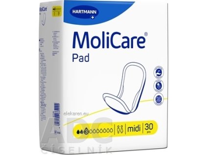 MoliCare Pad 3 kvapky (midi) - 1x30 ks