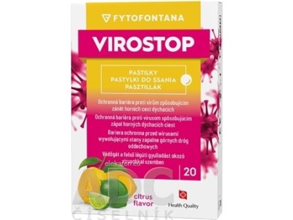 fytofontana VIROSTOP pastilky - 1x20 ks