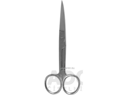 NOŽNICE CHIRURGICKÉ ZAHNUTÉ HROTNATÉ 14 cm - 1x1 ks