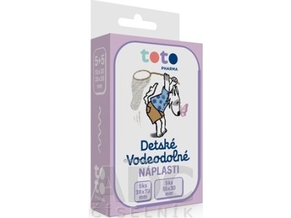 TOTO DETSKÉ VODEODOLNÉ NÁPLASTI - 1x10 ks