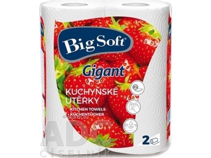 Big Soft Gigant Papierové kuchynské utierky - 1x2 ks