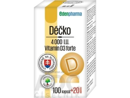 EDENPharma Déčko 4000 I.U. - 1x120 ks