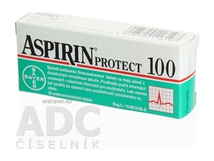 ASPIRIN PROTECT TBL ENT 20X100MG