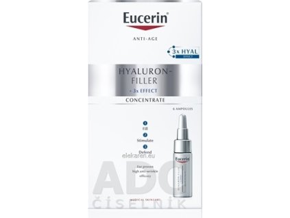 Eucerin HYALURON-FILLER Sérum Anti-Age - koncentrát proti vráskam 6x5 ml (30 ml)
