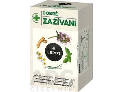 LEROS DOBRÉ TRÁVENIE - nálevové vrecká (inov. 2021) 20x1,5 g (30 g)
