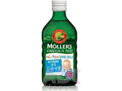 MOLLER´S Omega 3 Môj prvý RYBÍ OLEJ - 1x250 ml