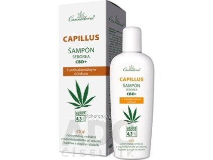 Cannaderm CAPILLUS šampón seborea CBD+ - 1x150 ml