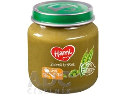 Hami zeleninový príkrm Zelený hrášok - 1x125 g