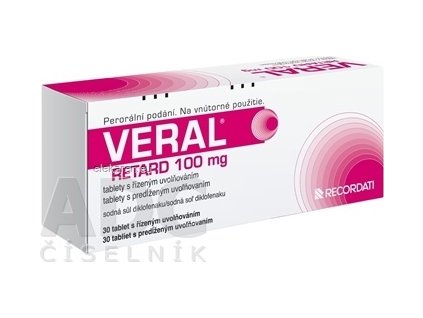 VERAL 100 RETARD TBL PLG 30X100MG
