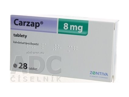 Carzap 8 mg - 1x28 ks