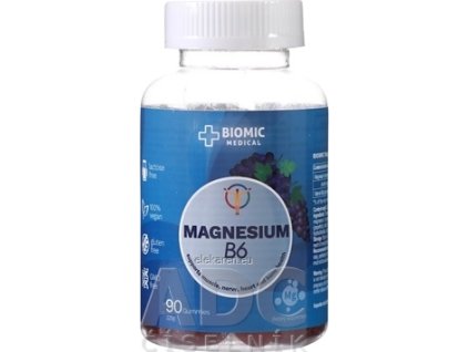BIOMIC Magnézium + vitamín B6 - 1x90 ks