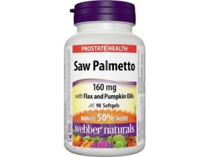 Webber Naturals Prostata Saw Palmetto 160 mg - 1x90 ks