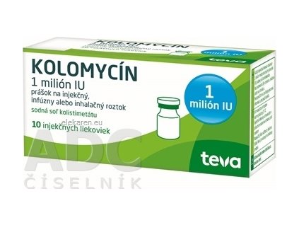 KOLOMYCÍN 1 milión IU - 1x10 lag