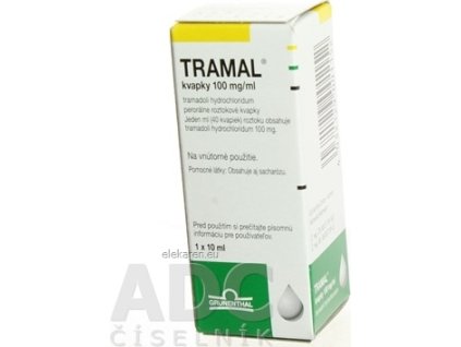 TRAMAL kvapky 100 mg/ml - 1x10 ml