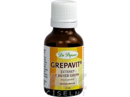 DR. POPOV Grepavit (grep - extrakt z jadier) - 1x25 ml