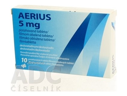 Aerius 5 mg filmom obalené tablety - 1x10 ks