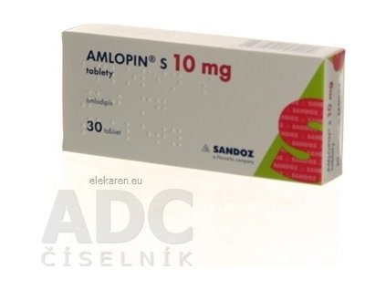AMLOPIN S 10 mg tablety - 1x30 ks