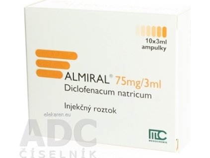 ALMIRAL INJ 10X3ML/75MG
