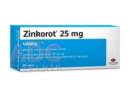 ZINKOROT TBL 50X25MG(BLIS.PVC/AL)