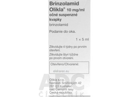 Brinzolamid Olikla 10 mg/ml - 1x5 ml