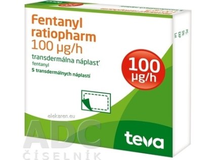 Fentanyl ratiopharm 100 µg/h - 1x5 ks