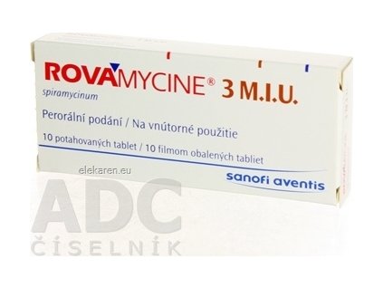 ROVAMYCINE 3 M.I.U. - 1x10 ks