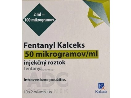 Fentanyl Kalceks 50 mikrogramov/ml - 10x2 ml