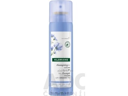 KLORANE SUCHÝ ŠAMPÓN s BIO ľanom pre objem - 1x150 ml
