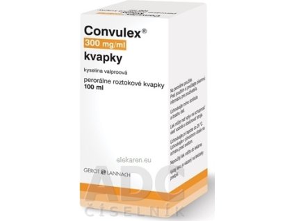 Convulex 300 mg/ml kvapky - 1x100 ml