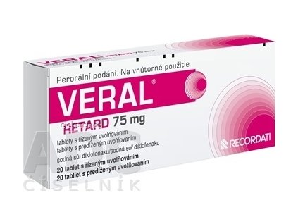 VERAL 75 RETARD TBL FLP 20X75MG