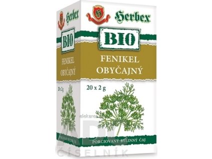 HERBEX BIO FENIKEL OBYČAJNÝ - bylinný čaj 20x2 g (40 g)