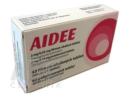 AIDEE 2 mg/0,03 mg filmom obalené tablety - 1x63 ks
