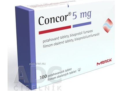 Concor 5 mg - 1x100 ks