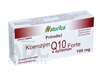 Naturica Prírodný KOENZÝM Q10 Forte 100 mg - 1x30 ks